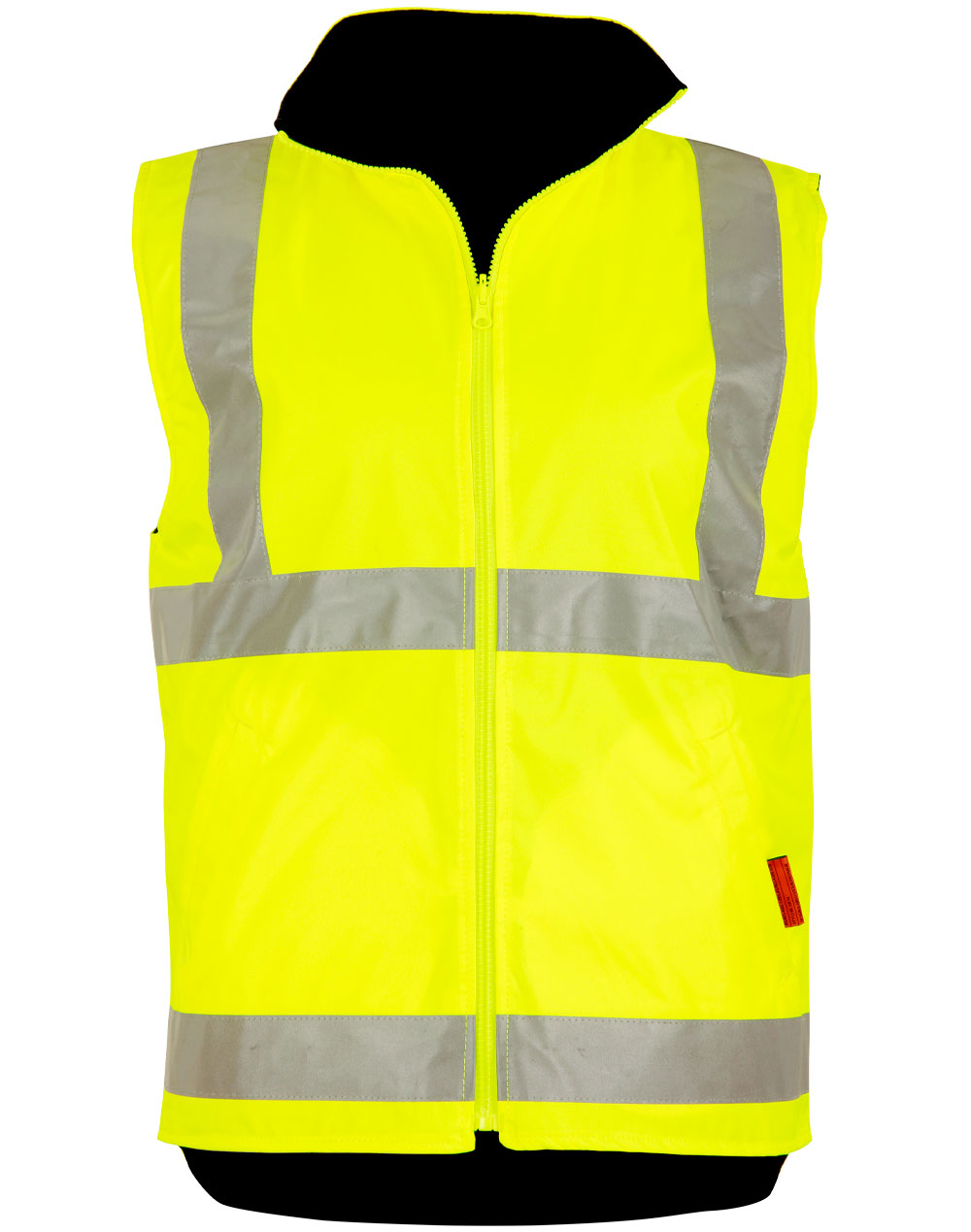 VIC Rail Hi-Vis 3 in 1 Safety Jacket and Vest - Unisex - Yellow - View
