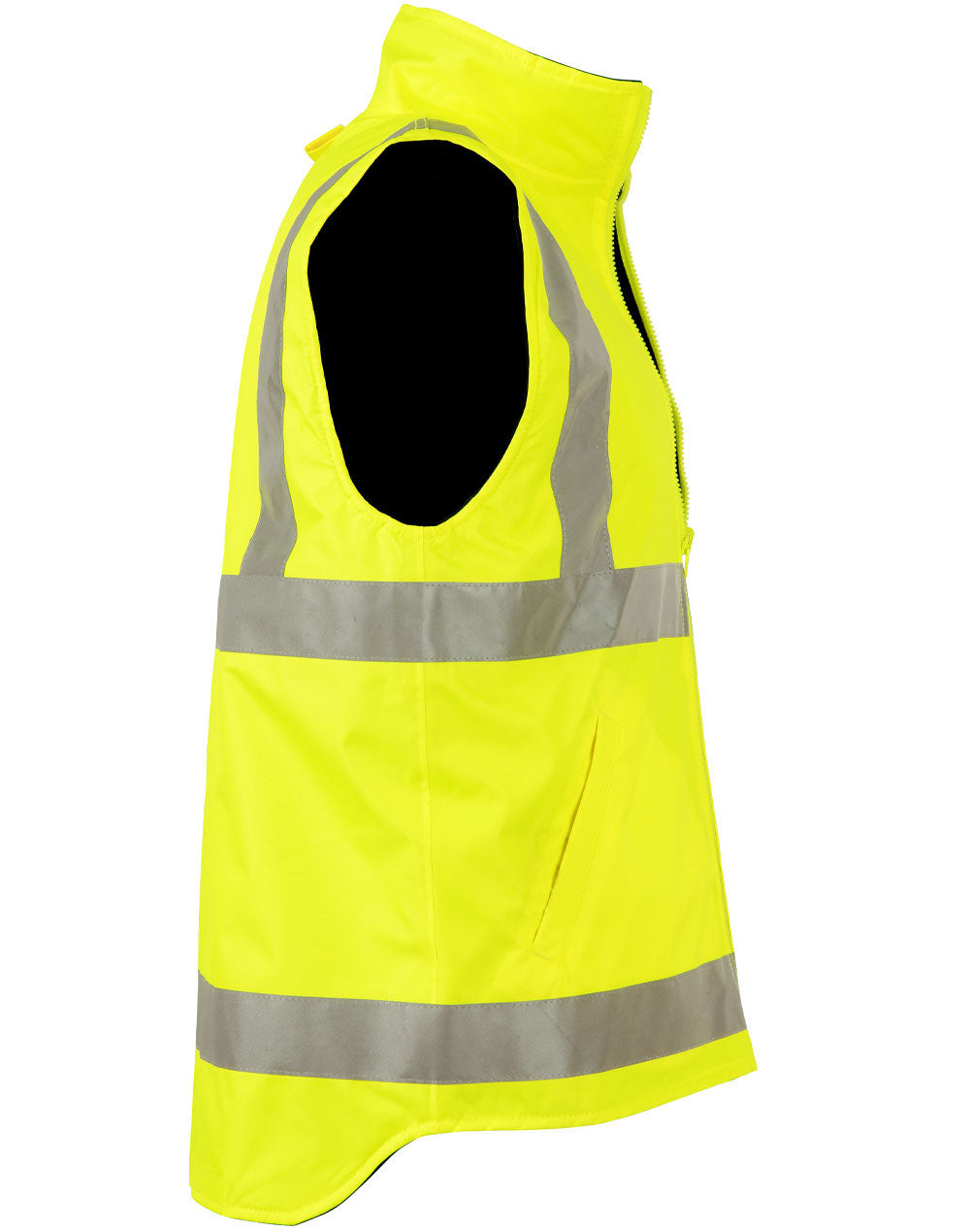 VIC Rail Hi-Vis 3 in 1 Safety Jacket and Vest - Unisex - view