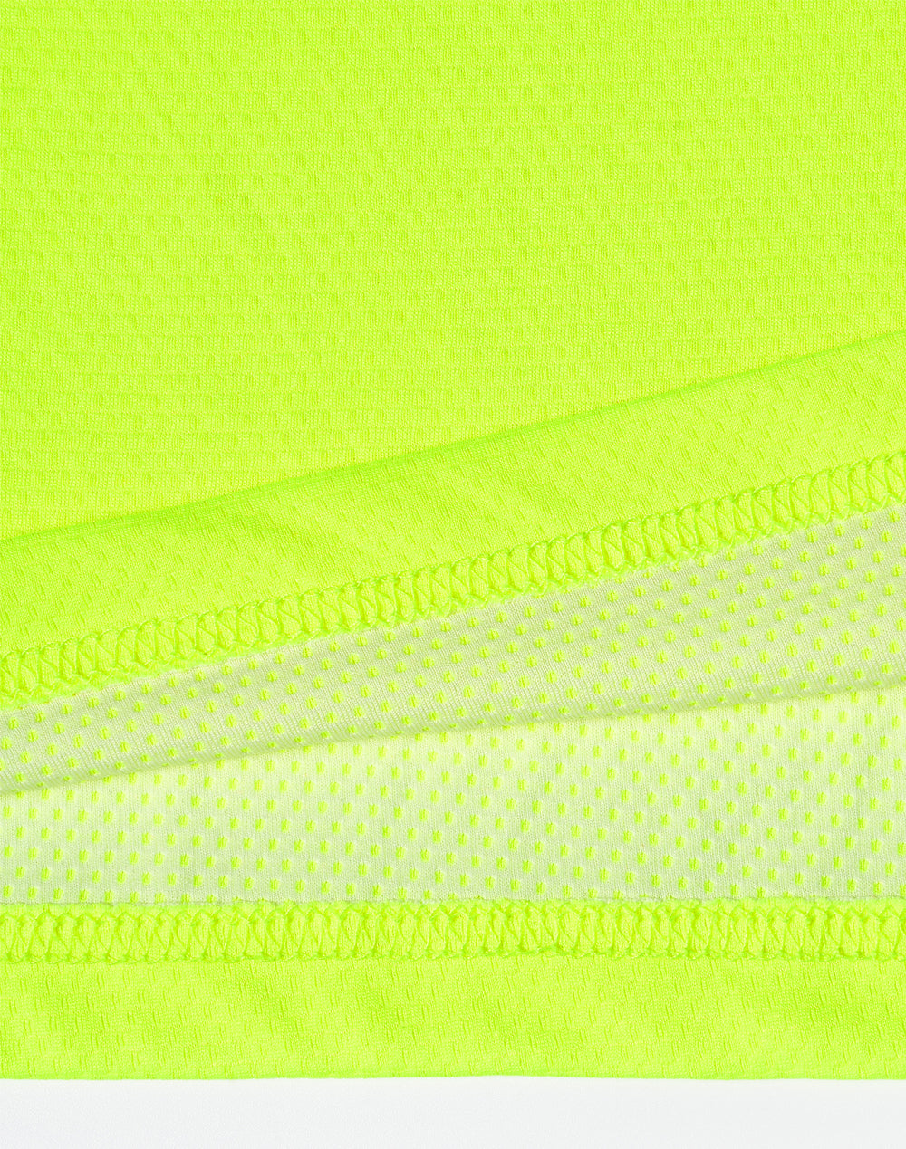 Unisex Hi-Vis Bamboo Charcoal Vented Ss Polo - Yellow/Ash - Fabric