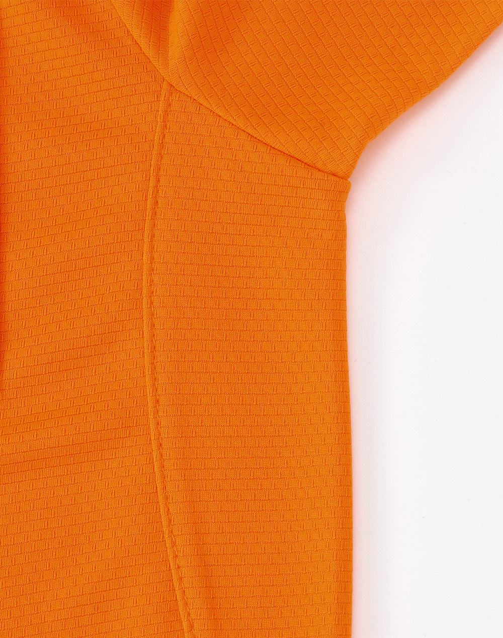 Unisex Hi-Vis Bamboo Charcoal Ss Polo - Orange/Navy - View