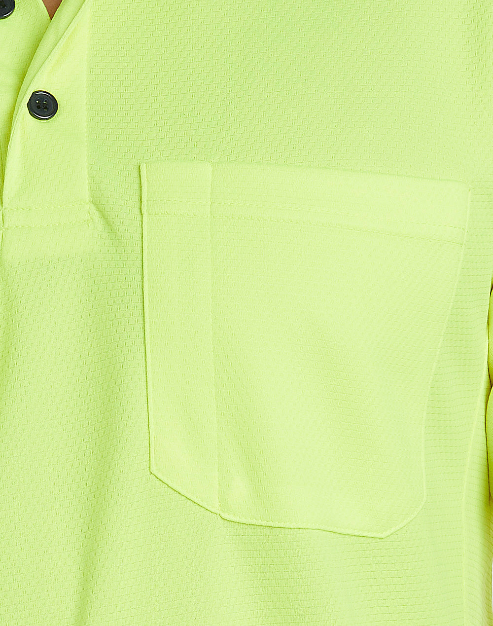 Unisex Hi-Vis Bamboo Charcoal Ss Polo - Yellow/Navy - View