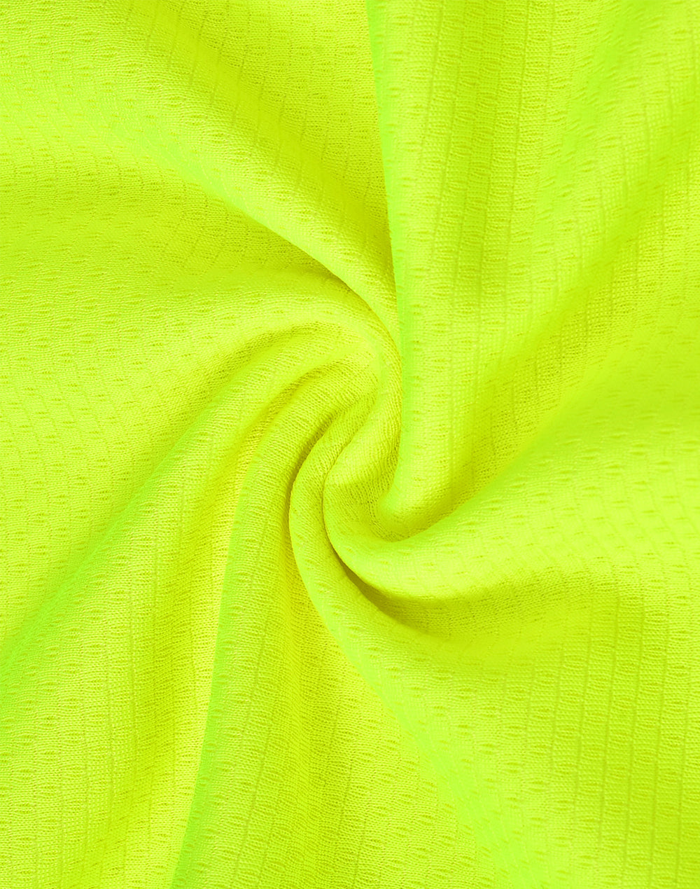 Unisex Hi-Vis Bamboo Charcoal Ss Polo - Yellow/Navy - Fabric
