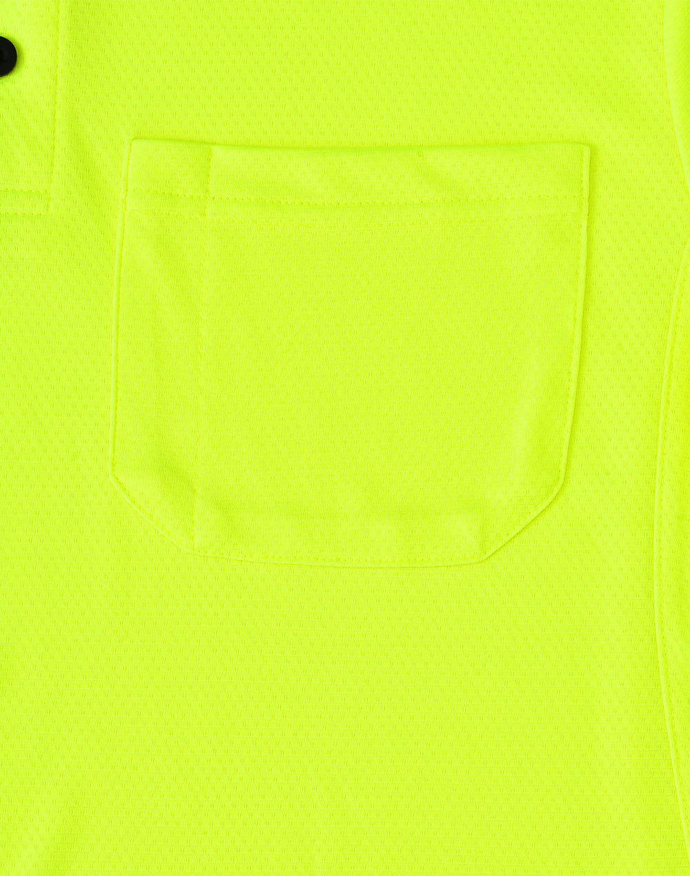 Unisex Hi-Vis Bamboo Charcoal Ss Polo - Yellow/Navy - View