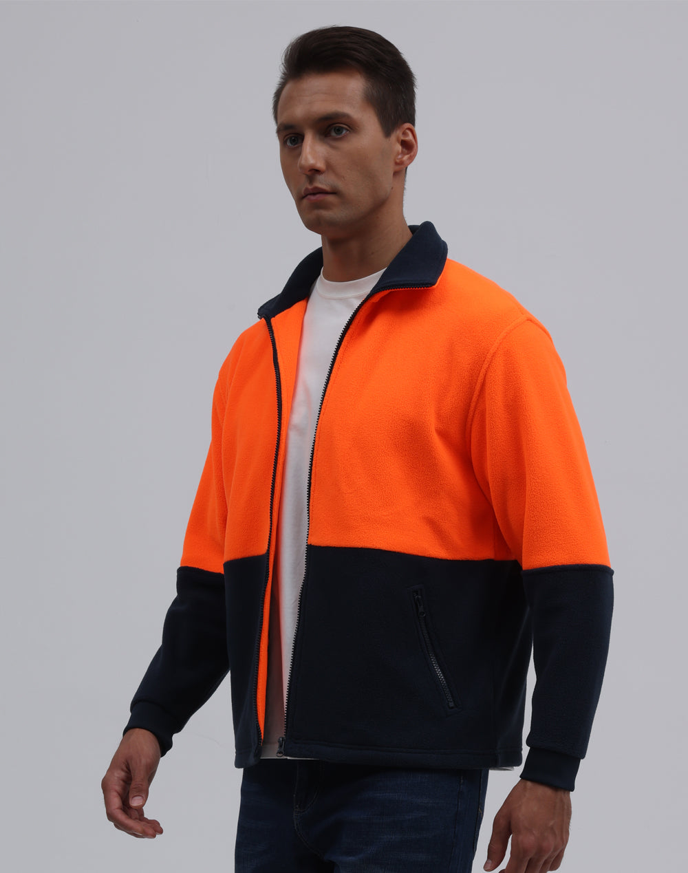 Hi-Vis Polar Fleece Zip Jacket - view