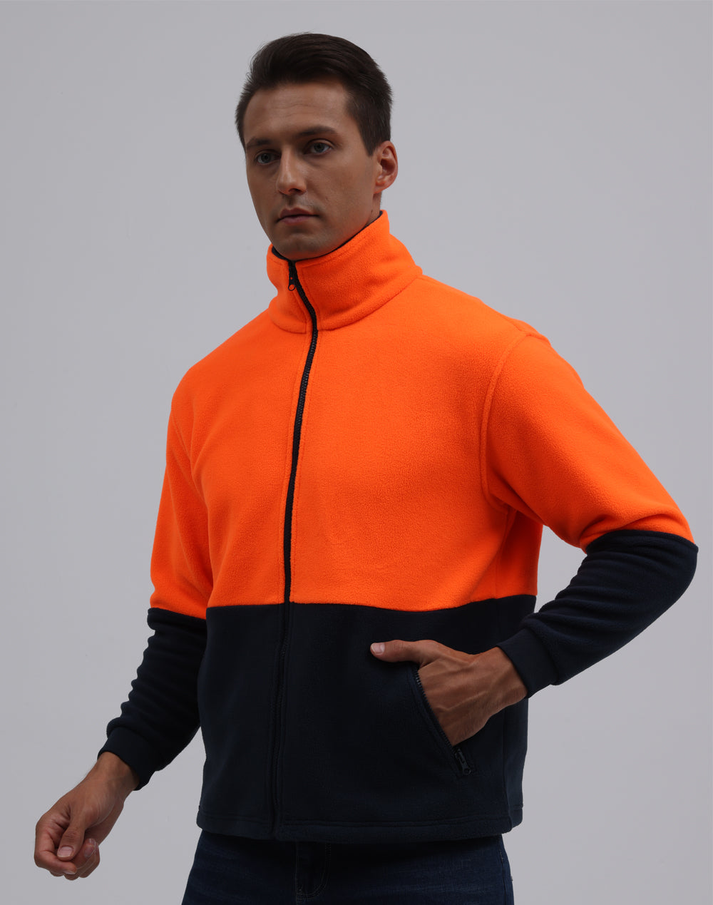 Hi-Vis Polar Fleece Zip Jacket - view
