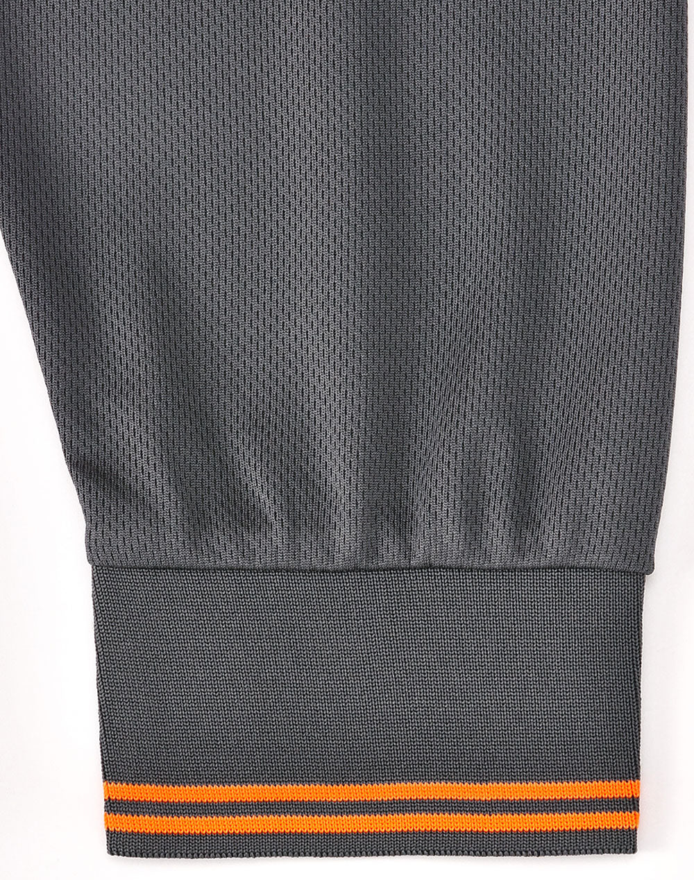 Unisex Cooldry® Segmented Ls Polo - Orange/Charcoal - View