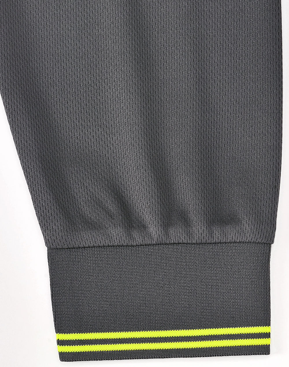 Unisex Cooldry® Segmented Ls Polo - Yellow/Charcoal - View
