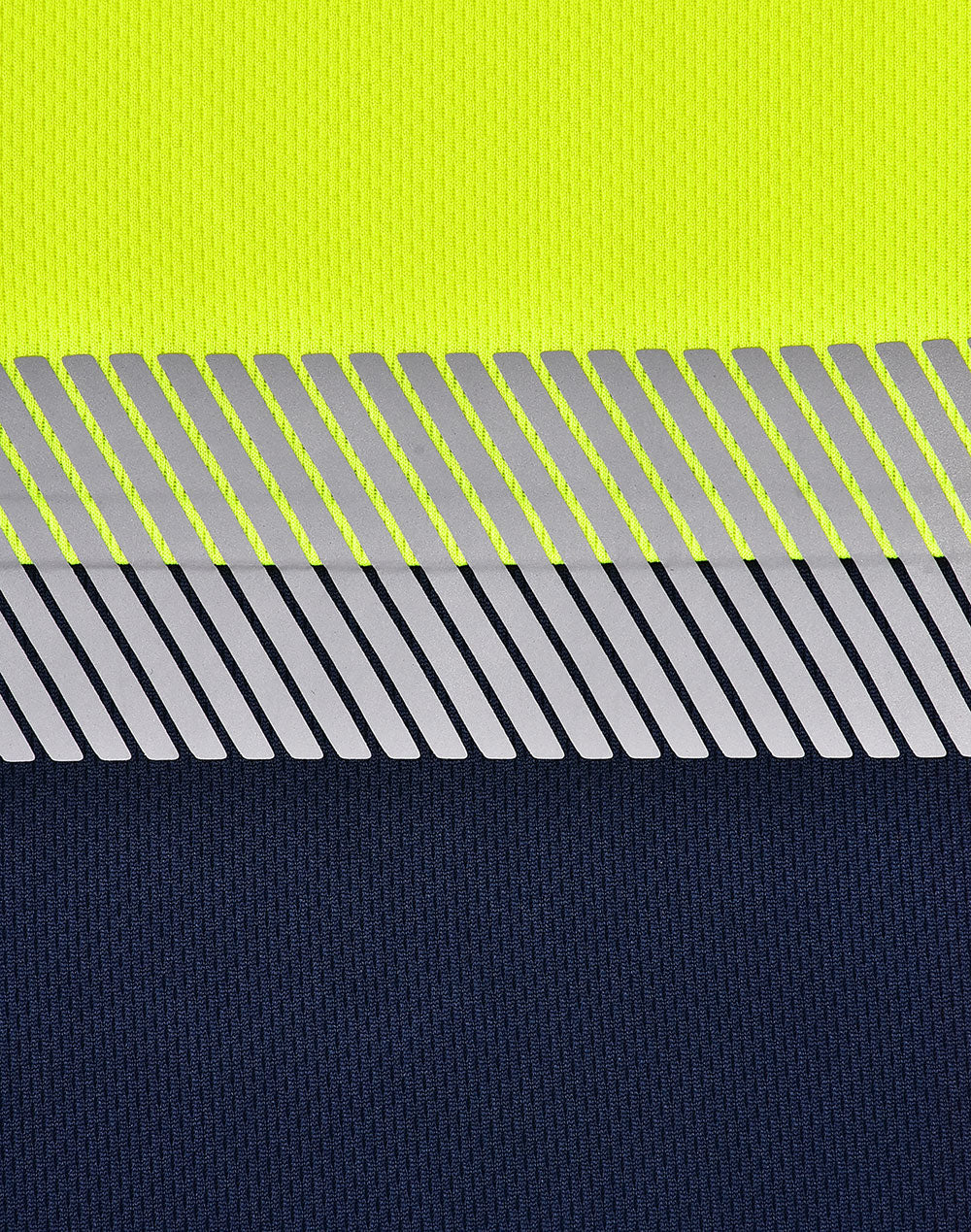 Unisex Cooldry® Segmented Ls Polo - Yellow/Navy - View