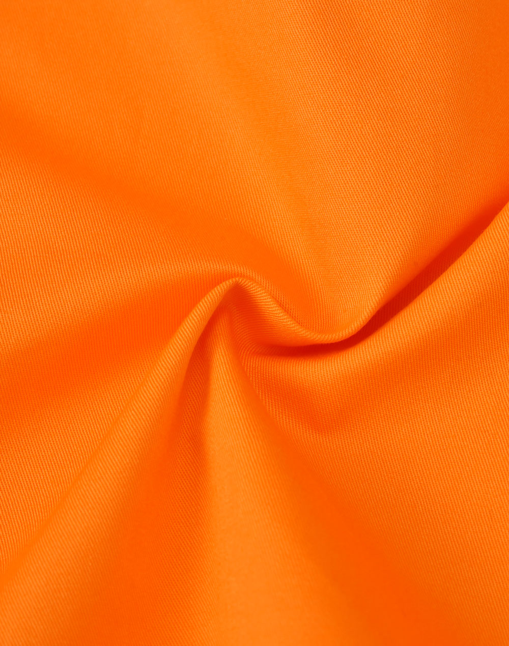 Unisex Hi-Vis Cool Breeze Closed Front Ls Shirt With Perforated Tape - Orange - Fabric