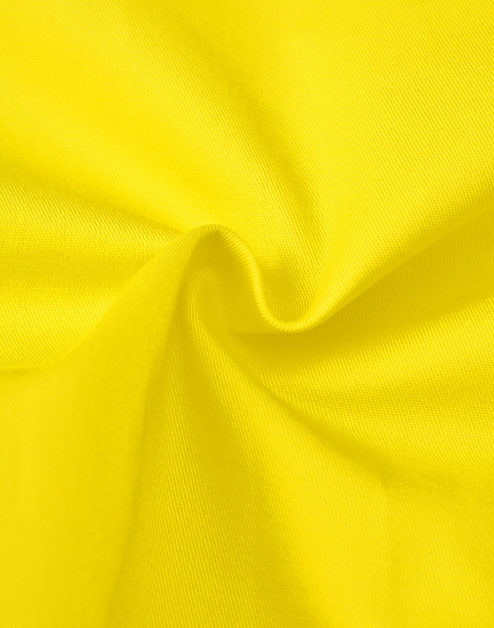 Unisex Hi-Vis Cool Breeze Closed Front Ls Shirt With Perforated Tape - Yellow - Fabric
