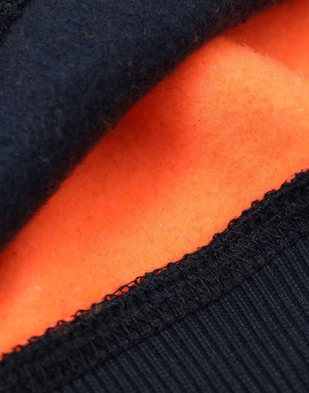 Hi-Vis Two Tone Safety Hoodies With Segmented Tapes - Orange/Navy - Fabric