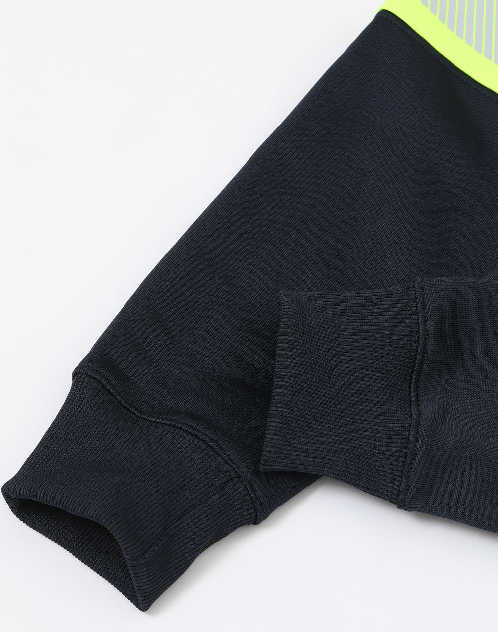 Hi-Vis Two Tone Safety Hoodies With Segmented Tapes - Yellow/Navy - View