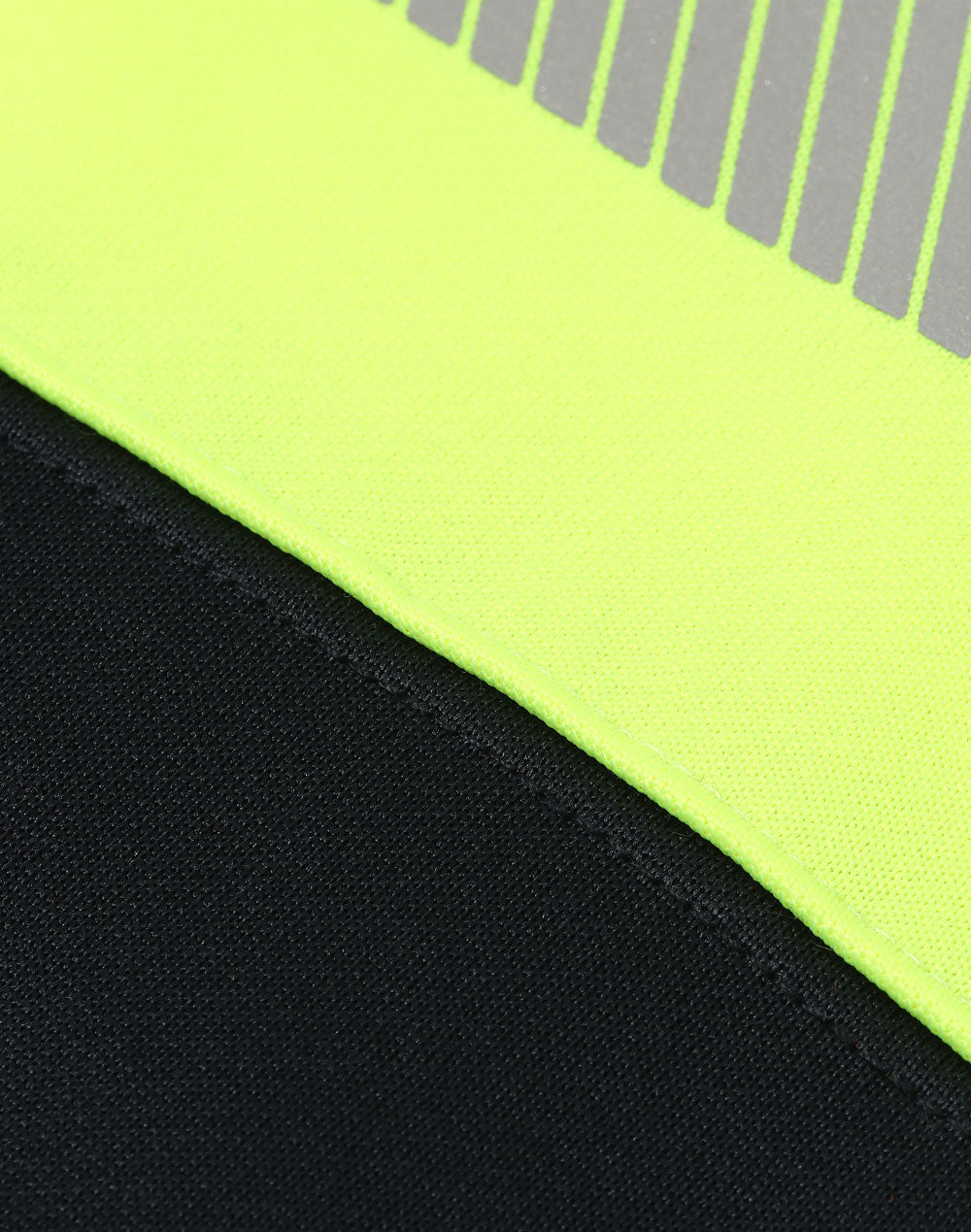 Hi-Vis Two Tone Safety Hoodies With Segmented Tapes - Yellow/Navy - Fabric