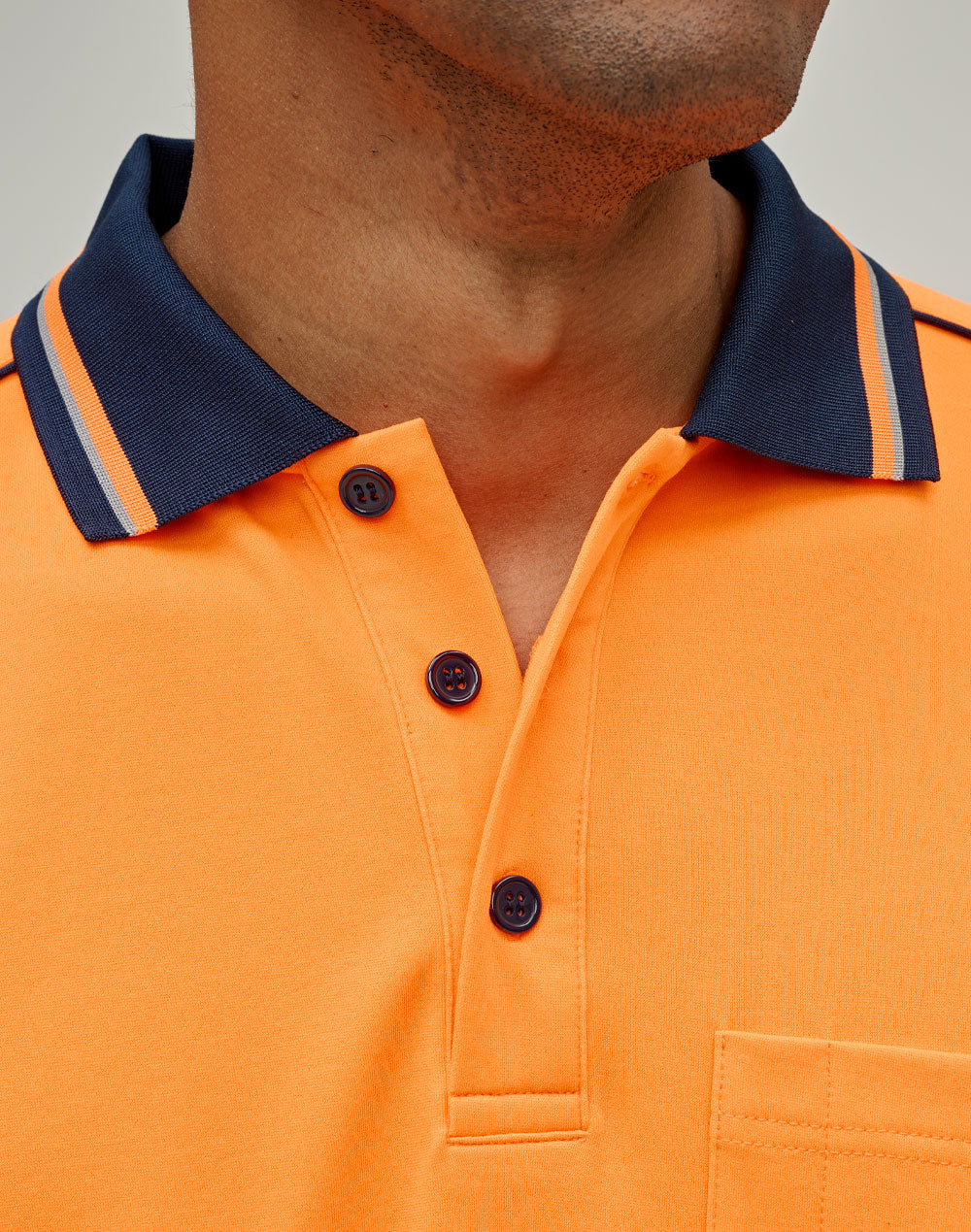 Hi-Vis Sustainable Cool-Breeze Safety Polo - view