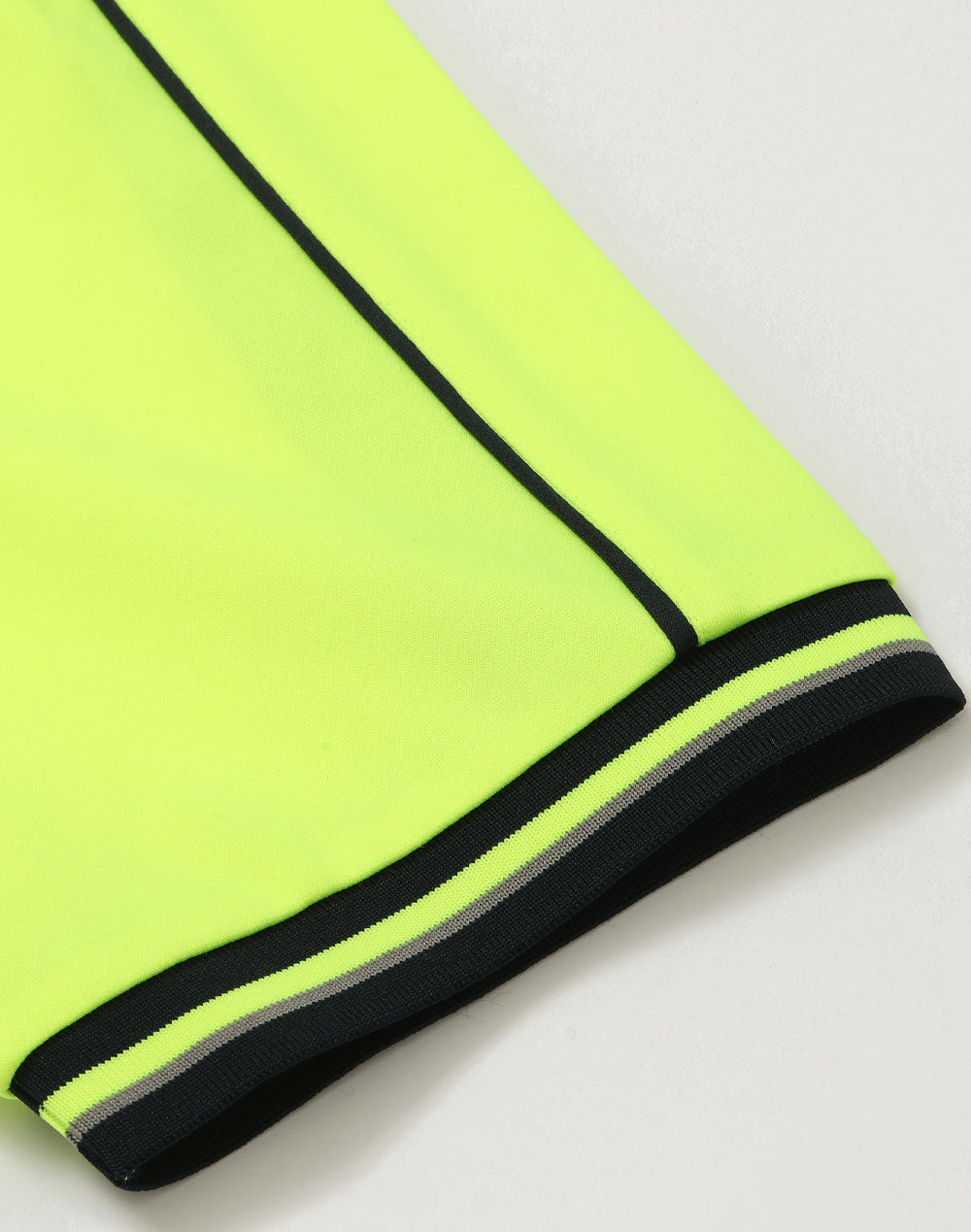 Hi-Vis Sustainable Cool-Breeze Safety Polo - Yellow/Navy - View