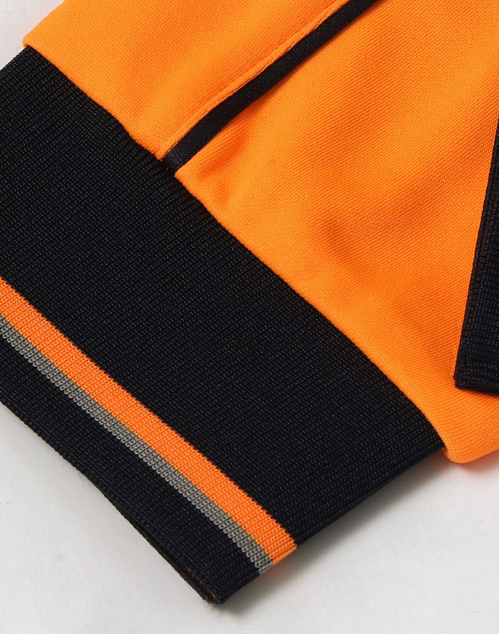 Hi-Vis Sustainable Cool-Breeze Safety Polo - Orange/Navy - View