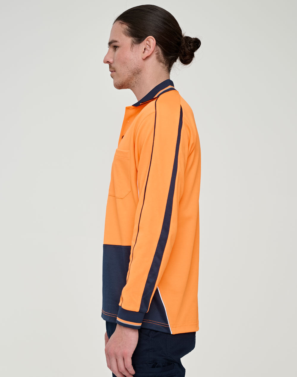 Hi-Vis Sustainable Cool-Breeze Safety Polo - view