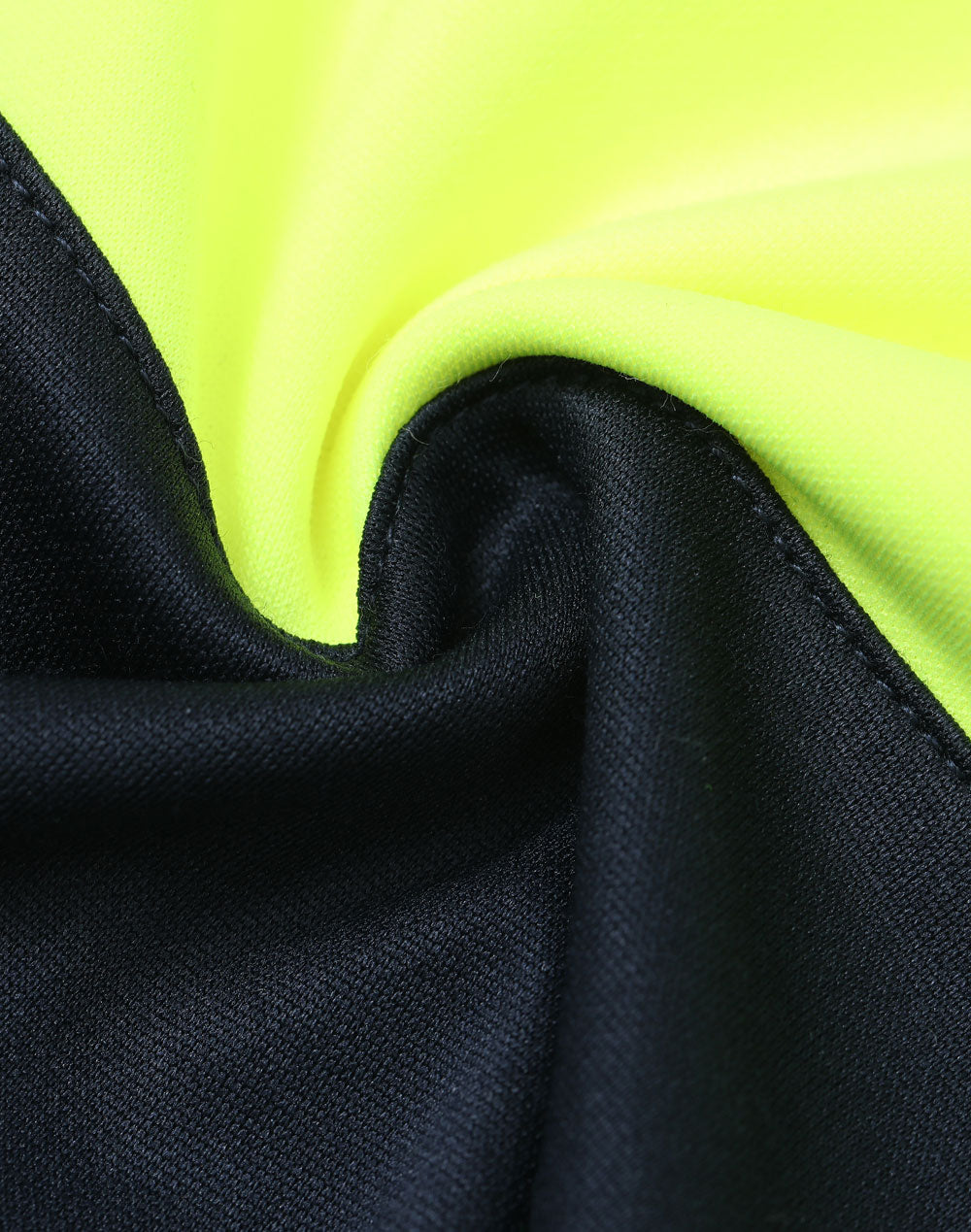 Hi-Vis Sustainable Cool-Breeze Safety Polo - Yellow/Navy - Fabric