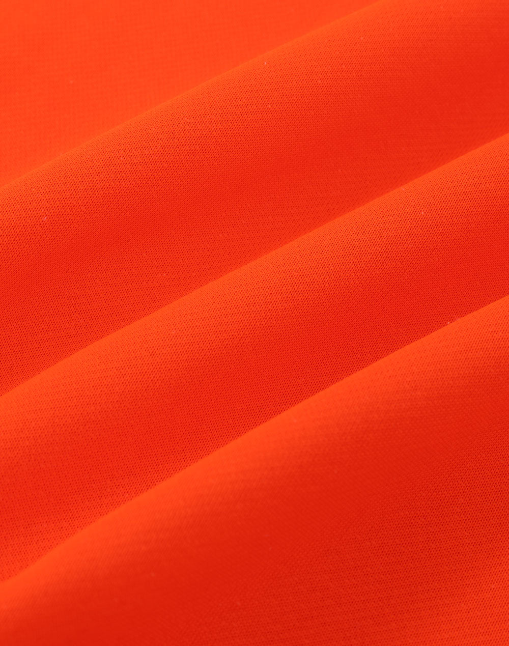 Hi-Vis Two Tone Water Resistant Fleece Hoodie - Orange/Navy - Fabric