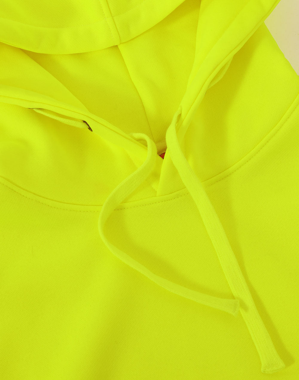 Hi-Vis Two Tone Water Resistant Fleece Hoodie - Yellow/Navy - View