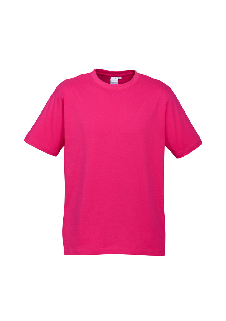 Ice Mens Short Sleeve Tee - Fuchsia - Front