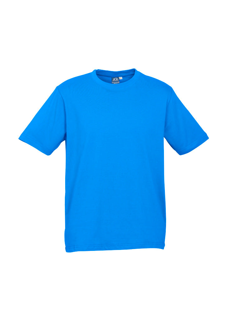 Ice Mens Short Sleeve Tee - Neon Cyan - Front