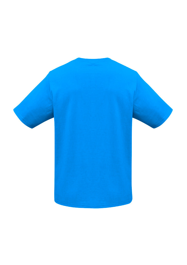 Ice Mens Short Sleeve Tee - Neon Cyan - Back