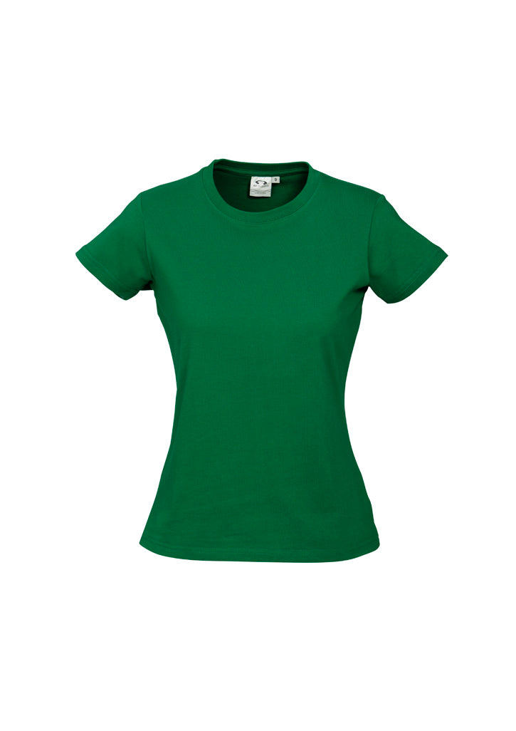 Ice Womens Short Sleeve Tee - Kelly Green - Front