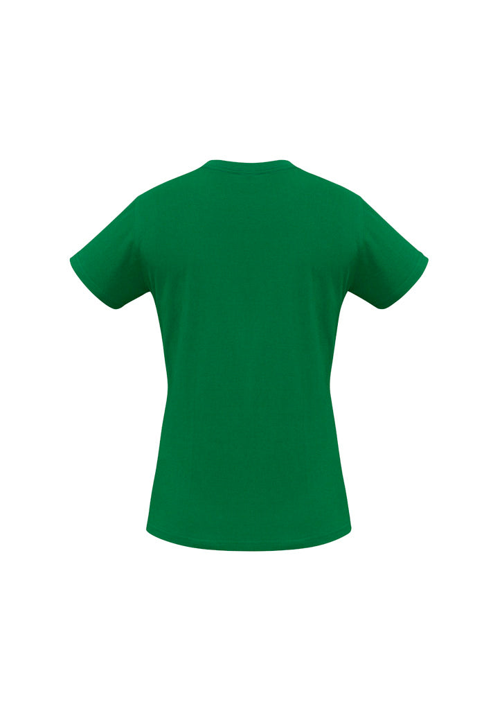 Ice Womens Short Sleeve Tee - Kelly Green - Back