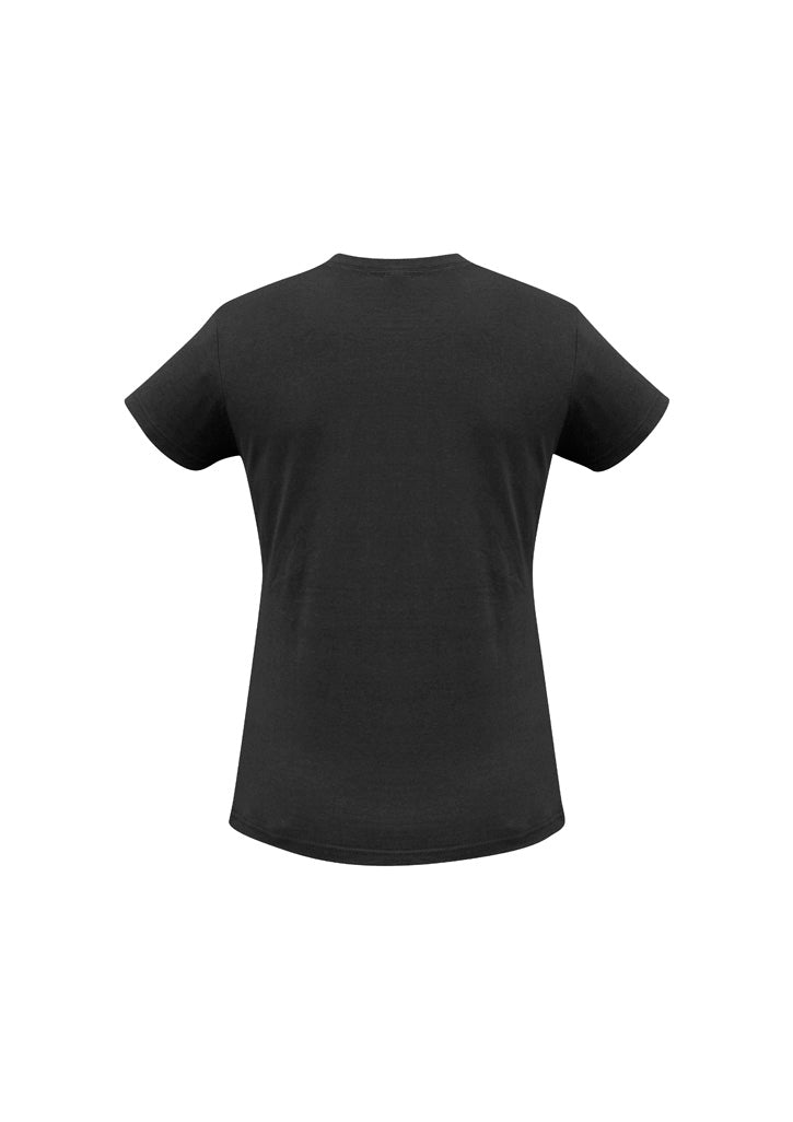 Ice Womens Short Sleeve Tee - Black - Back