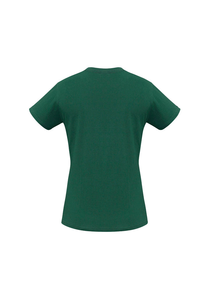 Ice Womens Short Sleeve Tee - Forest - Back