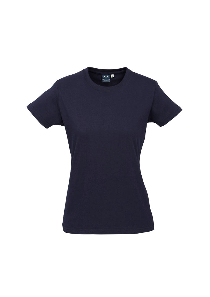 Ice Womens Short Sleeve Tee - Navy - Front