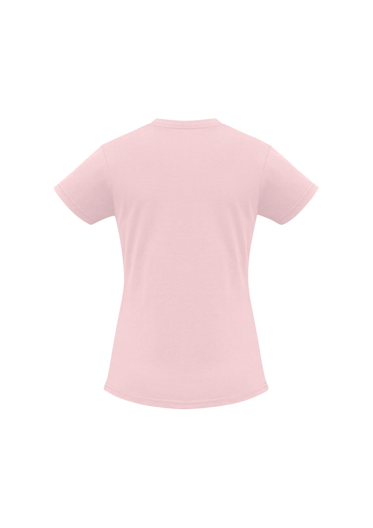 Ice Womens Short Sleeve Tee - Pink - Back