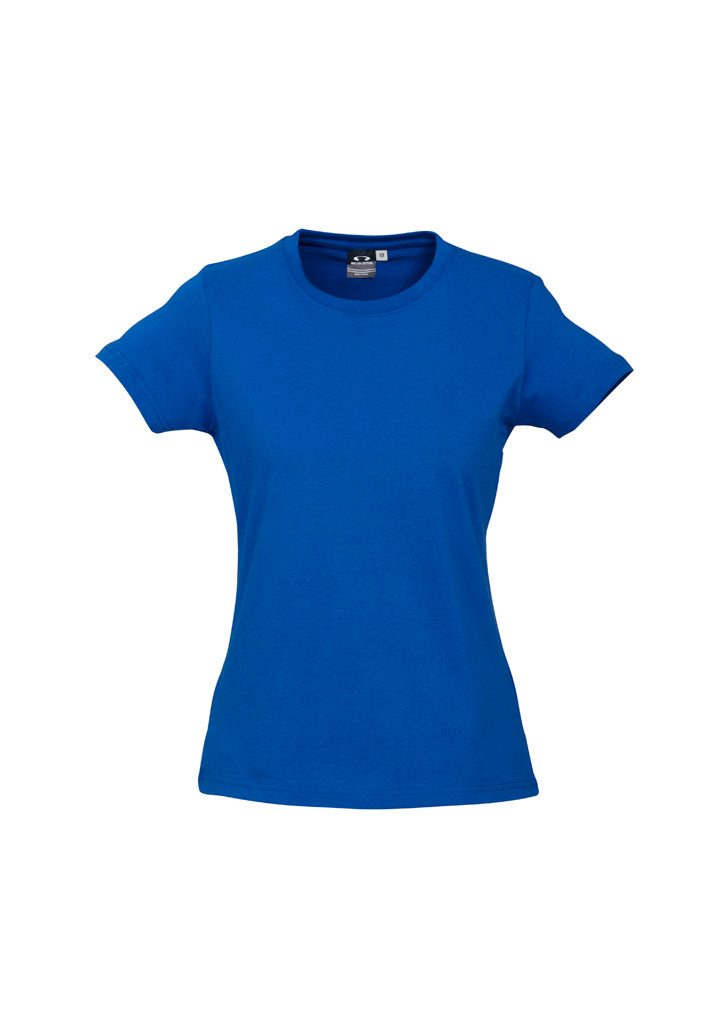 Ice Womens Short Sleeve Tee - Royal - Front
