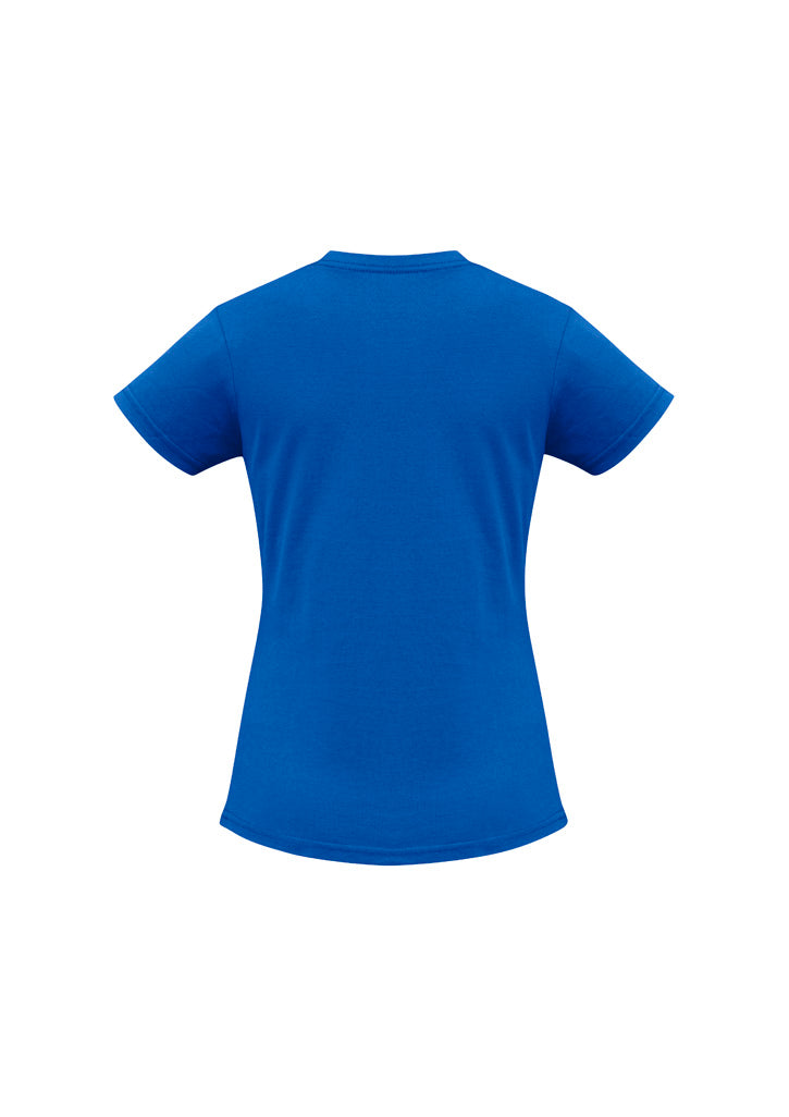 Ice Womens Short Sleeve Tee - Royal - Back