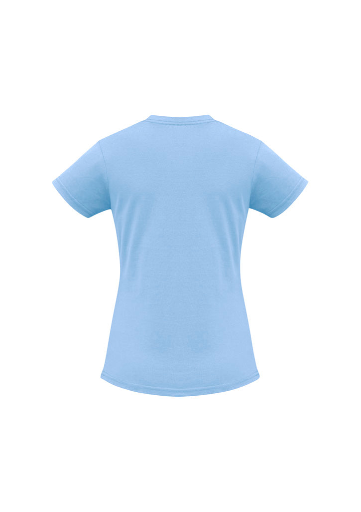 Ice Womens Short Sleeve Tee - Spring Blue - Back