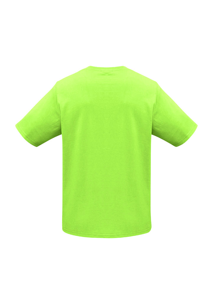 Ice Kids Short Sleeve Tee - Fluoro Yellow/Lime - Back