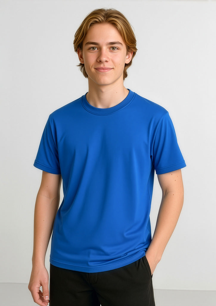 Ice Kids Short Sleeve Tee - Royal - Model