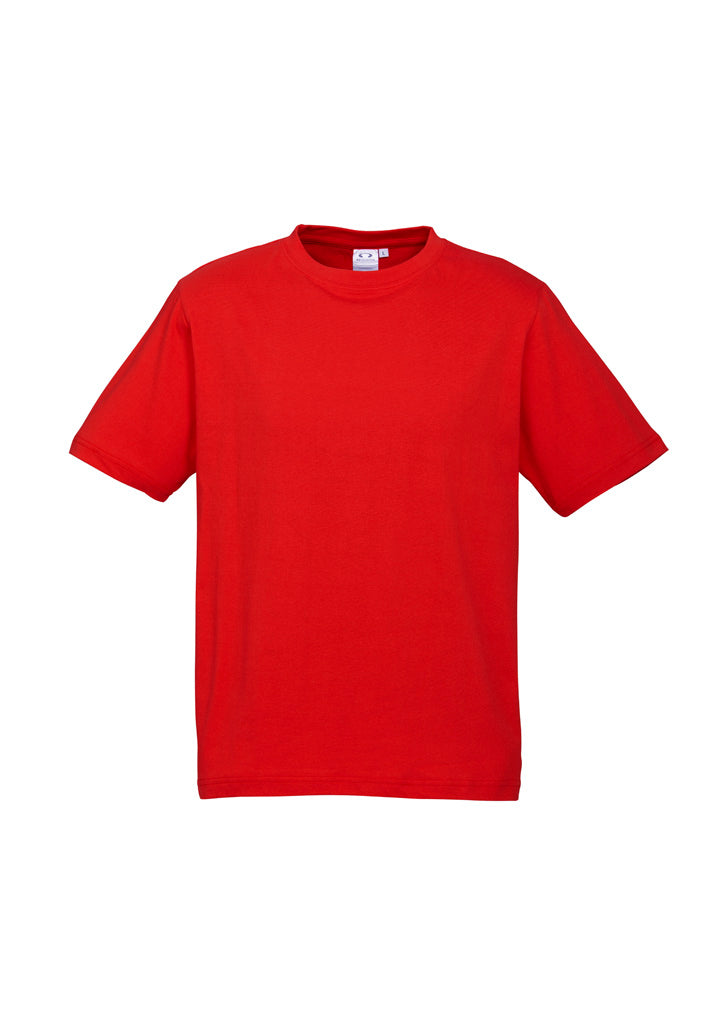 Ice Kids Short Sleeve Tee - Red - Front