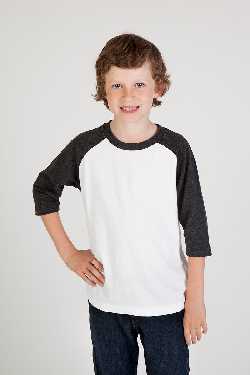 Kids 3/4 Raglan Sleeve T-shirt - view