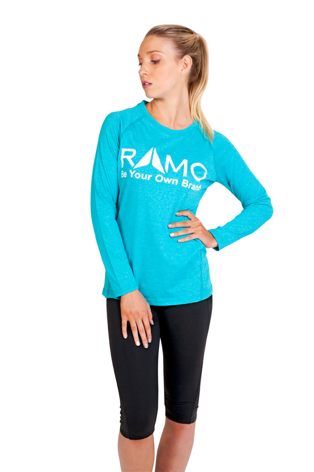 Womens Greatness Heather Long Sleeve T-shirt - view