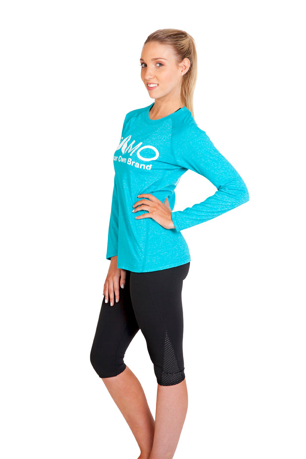 Womens Greatness Heather Long Sleeve T-shirt - view