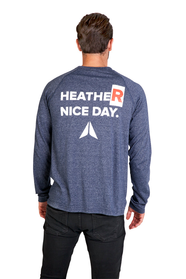 Men's / Unisex Greatness Heather Long Sleeve T-shirt - view