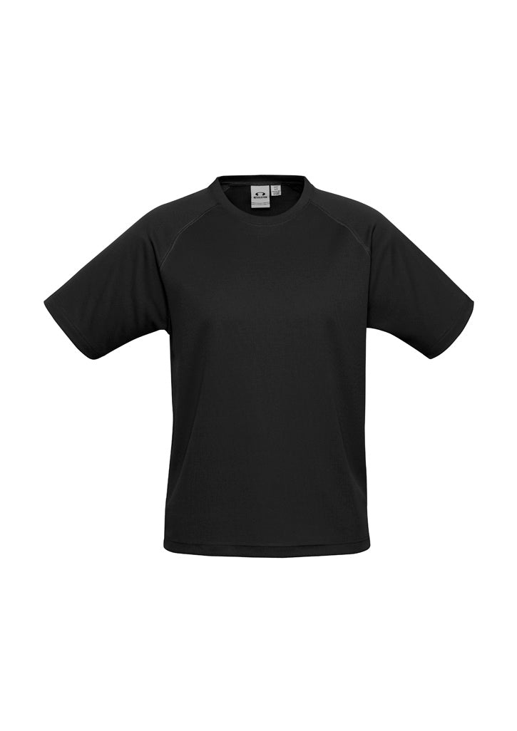 Sprint Kids Short Sleeve Tee - Black - Front