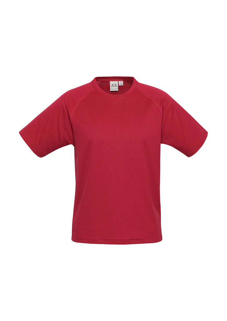 Sprint Kids Short Sleeve Tee - Red - Front