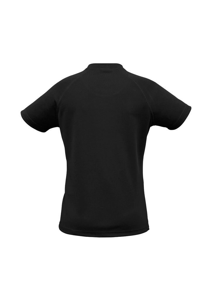 Sprint Womens Short Sleeve Tee - Black - Back