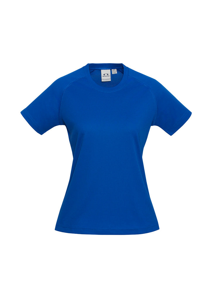 Sprint Womens Short Sleeve Tee - Royal - Front