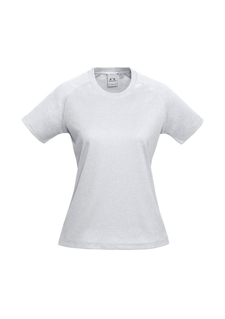 Sprint Womens Short Sleeve Tee - White - Front