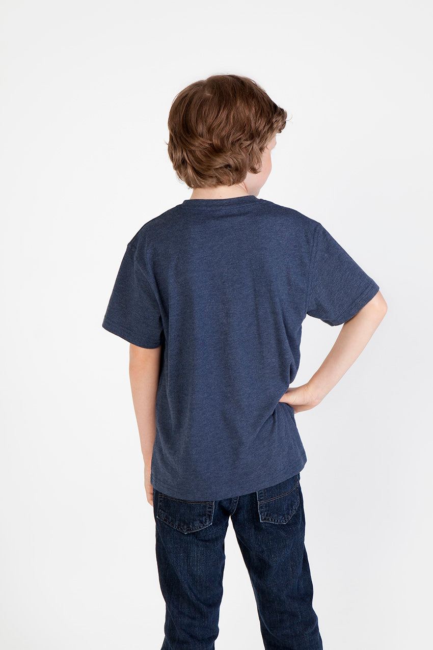 Kids Marl Crew Neck T-shirt - view