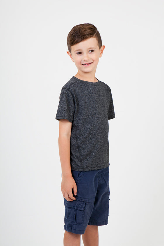 Kids Heather Tees - Greatness Range - view